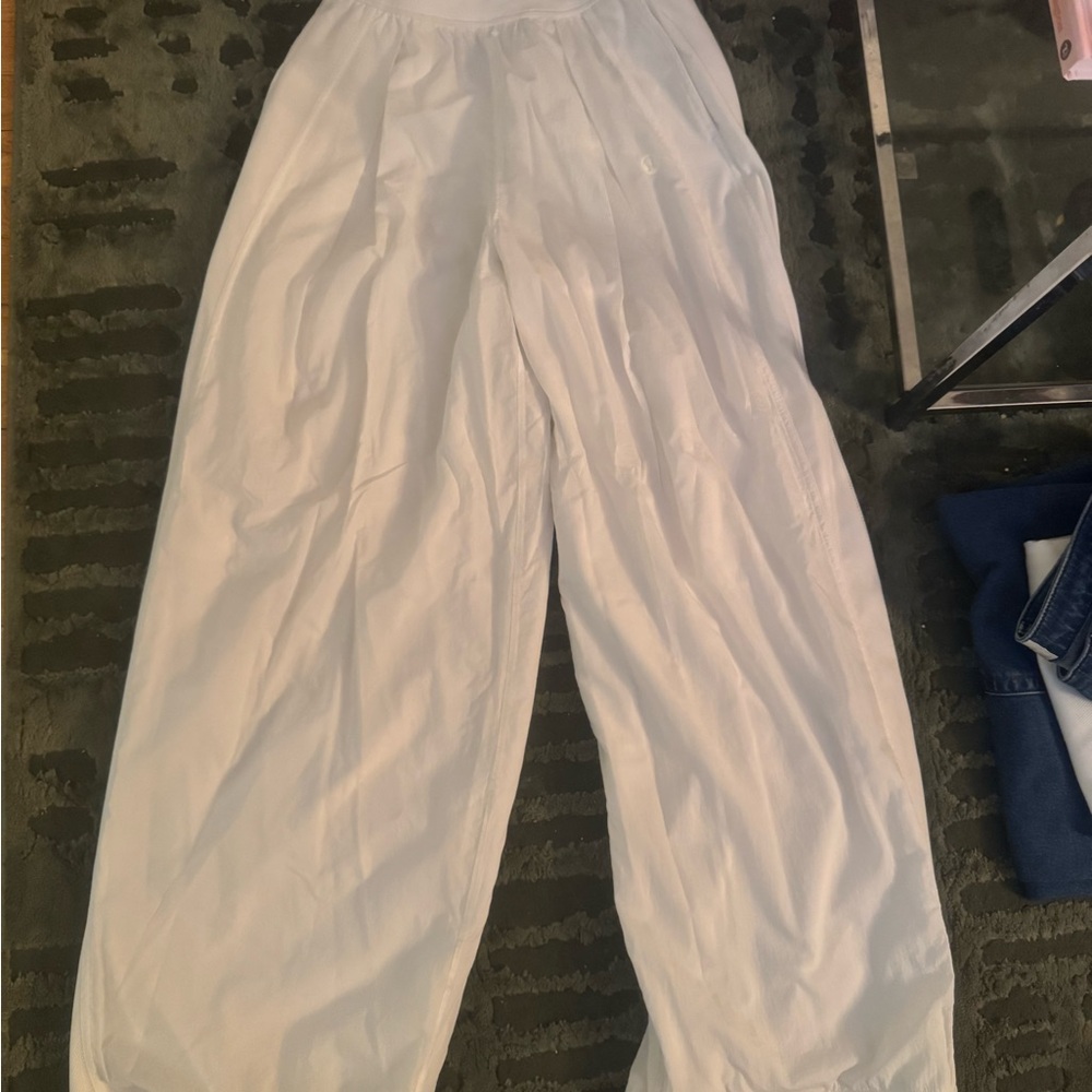 Lululemon White Wide-Leg Pants